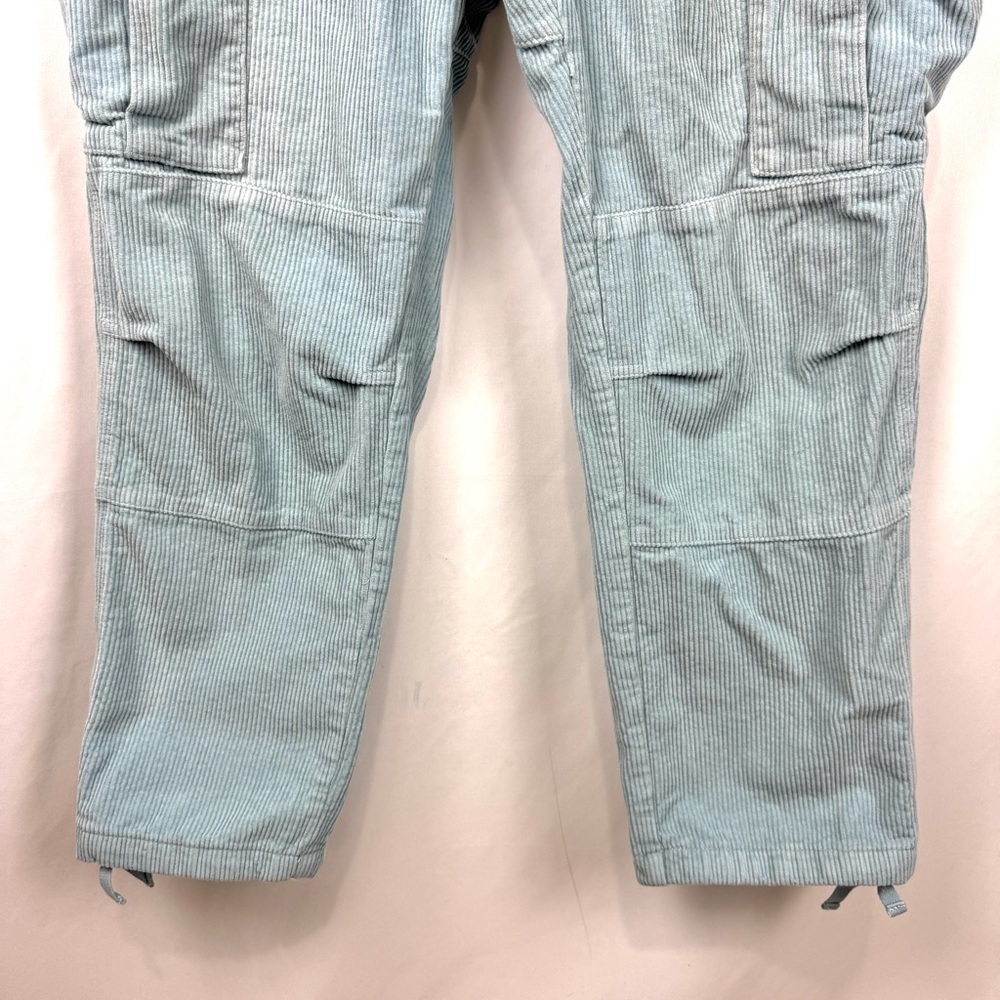 Empyre Light Blue Corduroy Cargo Skate Pants Baggy Relaxed Fit Men’s Sz 34 Y2K - Picture 6 of 16